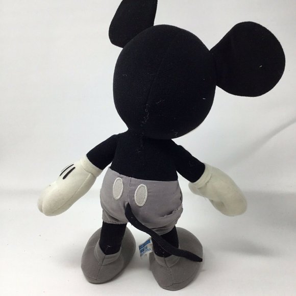 Mickey Mouse Fantasy Amuse SEGA 1999 Japan Disney Posable Plush Gray 12" - Picture 3 of 12